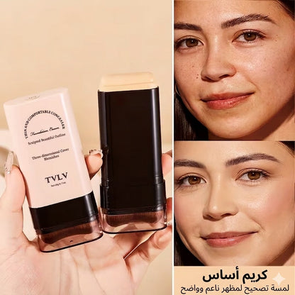 كريم أساس مع ممحاة تبييض