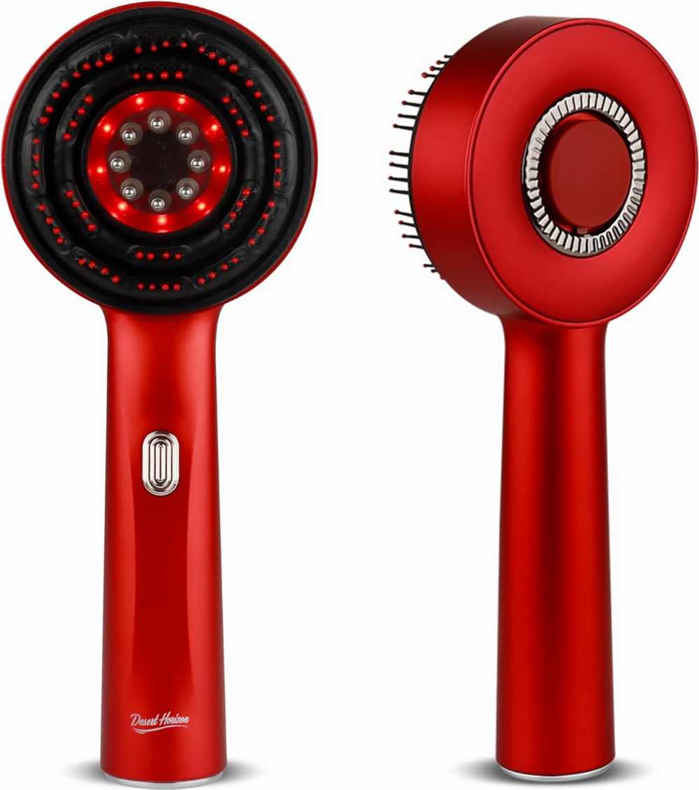 Scalp Massage Brush with Oil Applicator